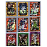Prizm Multi-Color Parallels - Nine Card Lot