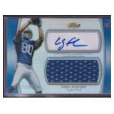 2012 Topps Finest Coby Fleener Jersey Auto Card
