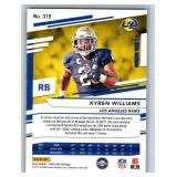 Kyren Williams Rookies, Insert and Base - Seven Card Lot