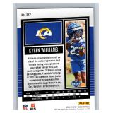 Kyren Williams Rookies, Insert and Base - Seven Card Lot