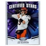 Joe Burrow Inserts, RC and Base - Eight Card Lot