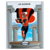 Joe Burrow Inserts, RC and Base - Eight Card Lot