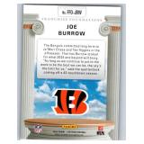 Joe Burrow Inserts, RC and Base - Eight Card Lot
