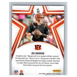 Joe Burrow Inserts, RC and Base - Eight Card Lot