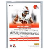 Myles Garrett Inserts and Base - Ten Card Lot