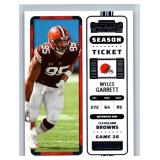Myles Garrett Inserts and Base - Ten Card Lot