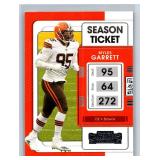 Myles Garrett Inserts and Base - Ten Card Lot
