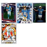 Ladd McConkey Rookies and Inserts - Four Card Lot