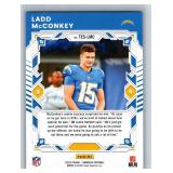 Ladd McConkey Rookies and Inserts - Four Card Lot