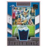 Xavier Worthy RC and Todd Gurley #/99 Jersey Cards
