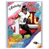 Lamar Jackson Inserts and Base - Eight Card Lot
