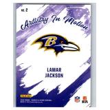 Lamar Jackson Inserts and Base - Eight Card Lot