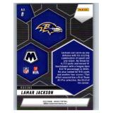 Lamar Jackson Inserts and Base - Eight Card Lot