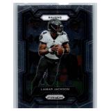 Lamar Jackson Inserts and Base - Eight Card Lot