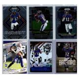 Rashod Bateman Rookies - Six Card Lot