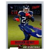 Derrick Henry Inserts and Base - Eight Card Lot