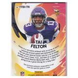 Tai Felton Vikings RC Jersey Cards - Two Card Lot