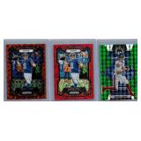 Daniel Jones Prizm and Mosaic Color Parallels - Three Card Lot