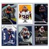 Rhamondre Stevenson Rookies and Inserts - Six Card Lot