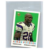 Adrian Peterson Inserts and Base - Six Card Lot