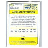 Adrian Peterson Inserts and Base - Six Card Lot