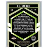 C.J. Stroud RC, College and Base - Six Card Lot