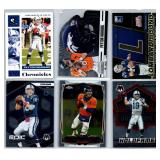 Peyton Mannings Inserts and Base - Seven Card Lot