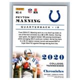 Peyton Mannings Inserts and Base - Seven Card Lot