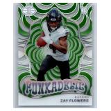 Zay Flowers Rookies and Inserts - Five Card Lot