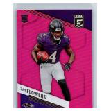 Zay Flowers Rookies and Inserts - Five Card Lot