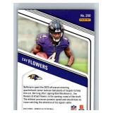 Zay Flowers Rookies and Inserts - Five Card Lot