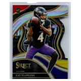 Zay Flowers Rookies and Inserts - Five Card Lot