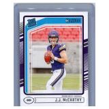 JJ McCarthy Rookies and 2nd Year - Six Card Lot