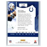 Peyton Manning Inserts and Base - Six Card Lot