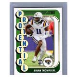 Brian Thomas Jr. Rookies and Inserts - Six Card Lot