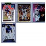Dallas Turner Rookies and Inserts - Four Card Lot