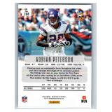 Adrian Peterson Inserts and Base - Six Card Lot