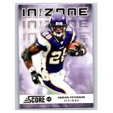 Adrian Peterson Inserts and Base - Six Card Lot