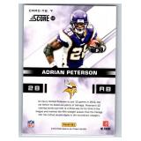 Adrian Peterson Inserts and Base - Six Card Lot