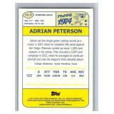 Adrian Peterson Inserts and Base - Six Card Lot