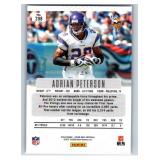 Adrian Peterson Inserts and Base - Six Card Lot