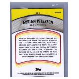 Adrian Peterson Inserts and Base - Six Card Lot