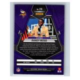 Randy Moss RC, Insert and Base - Five Card Lot