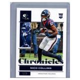 Nico Collins Rookies - Four Card Lot