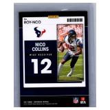 Nico Collins Rookies - Four Card Lot