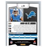 Amon-Ra St. Brown Rookies and More - Eight Card Lot