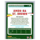 Amon-Ra St. Brown Rookies and More - Eight Card Lot