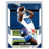 CeeDee Lamb Inserts and Base - Nine Card Lot