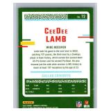 CeeDee Lamb Inserts and Base - Nine Card Lot