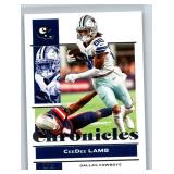 CeeDee Lamb Inserts and Base - Nine Card Lot